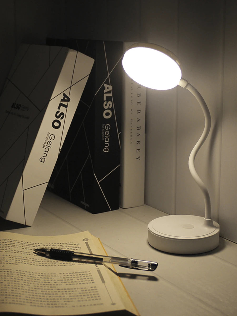 Luminária De Mesa LED Com Proteção Para Os Olhos, Recarregável